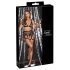 Cottelli Bondage - Transparenter Netz-Set mit Ketten (schwarz) - M