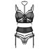Obsessive Premisis - Dessous-Set (schwarz) - L/XL