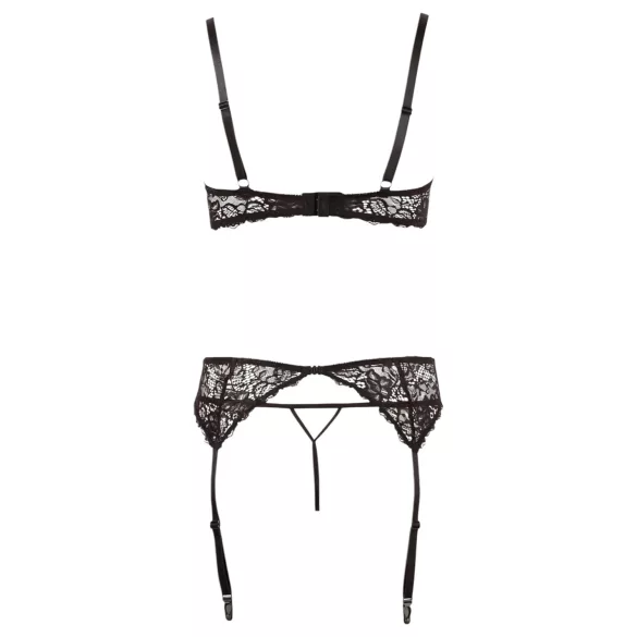 Abierta Fina - Heiße Spitze - Dessous-Trio