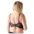 Cottelli Plus Size - Träger-BH mit Ringen (schwarz) - 90D