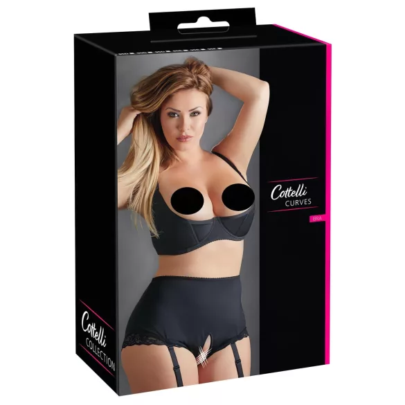 Cottelli Plus Size - Bügel-BH (schwarz) - 90D