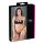 Cottelli - Riemen-BH & String mit Ringen (schwarz) - 80B/M