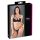 Cottelli - Riemen-BH & String mit Ringen (schwarz) - 85B/L