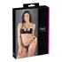 Cottelli - Riemen-BH mit Ring & String (schwarz) - 85B/L