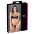 Cottelli - Riemen-BH & String mit Ringen (schwarz) - 80C/M