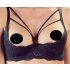 Cottelli - Riemen-BH & String mit Ringen (schwarz) - 80C/M