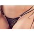 Cottelli - Riemen-BH & String mit Ringen (schwarz) - 80C/M