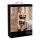 Abierta Fina - Funkelndes Spitzen-Dessous-Set (Schwarz) - 85C/L