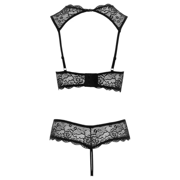 Cottelli - Offenes BH-Set (Schwarz) - 80B/M