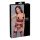 Cottelli Bondage - Rotes mattes Hebeset mit Spitze - XL