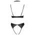 Cottelli - Spitzen Bügel-BH Set mit Halsband (schwarz)
