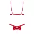 Obsessive Rubinesa - pikantes Dessous-Set (rot)