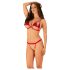 Obsessive Rubinesa - Pikantes Dessous-Set (Rot) - L/XL