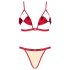 Obsessive Rubinesa - Pikantes Dessous-Set (Rot) - L/XL