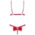 Obsessive Rubinesa - Pikantes Dessous-Set (Rot) - L/XL