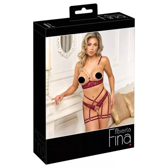 Abierta Fina - Kettenhebe-Set (Rot) - M