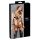 Cottelli Bondage - Glänzendes Körperharness-Bikini (Schwarz) - L