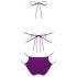 Obsessive Balitta - Glänzendes Neckholder-Bikini (Lila) - M
