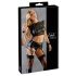 Cottelli Bondage - Dessous-Set mit Ketten (Schwarz) - XL