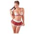 Cottelli - Sexy Schulmädchen Kostüm - BH-Set - L