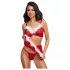 Cottelli - Weihnachts‑Dessous‑Set (rot)
