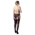 Cottelli Plus Size - Slip mit Spitzen-Strapsen (schwarz)