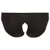 Cottelli Plus Size - Spitzen-Offen-Slip (schwarz) - 2XL