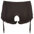 Cottelli Plus Size - Offene Stringpanty mit Strumpfhaltern (Schwarz) - 3XL
