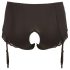 Cottelli Plus Size - Offene Stringpanty mit Strumpfhaltern (Schwarz) - 3XL