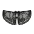 Cottelli - Spitzen-Slip mit Schleife und offenem Schritt (schwarz) - M