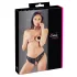 Cottelli - Spitzen-Slip mit Schleife und offenem Schritt (schwarz) - L