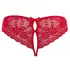 Cottelli - Damenstring offen mit Schleife (rot)