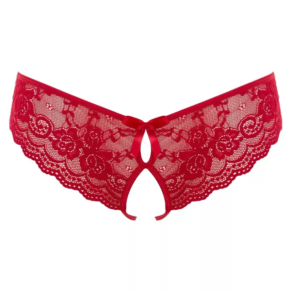 Cottelli - Damenstring offen mit Schleife (rot) - M