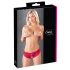 Cottelli - Rote Offene Schleifen-Panty - L