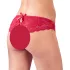 Cottelli - Damenstring offen mit Schleife (rot) - XL
