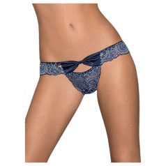   Obsessive Auroria - Schleifenverzierte Damen-Slips (Blau) - L/XL