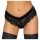 Cottelli Party - Ketten hängende Spitzenpanty (schwarz) - M