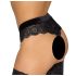 Cottelli Party - Ketten hängende Spitzenpanty (schwarz) - L