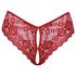 Cottelli - Offene Spitzenpanty (Rot)