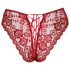 Cottelli - offener Spitzen-Slip (rot)