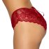 Cottelli - Offene Spitzenpanty (Rot) - M