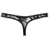 Cottelli - Schwarzer Spitzen-Sextanga - XL