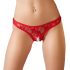 Cottelli - Spitzen-Sextanga (rot) - XL