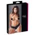 Cottelli - Perlen-Spitzen-Tanga (schwarz) - XL