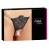 Cottelli - Glitzerblüten - Offener Tanga - M/L