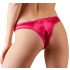 Cottelli - Perlen, offene Blumen-Slip (Rot) - M