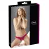 Cottelli - Perlen und offene Blumen-Damenhose (rot) - L