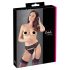 Cottelli - Spitzen-Strumpfhalter und String (schwarz) - M