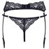 Cottelli - Spitzen-Strumpfhalter und String (schwarz) - M