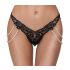 Cottelli - Luxus Perlenstickerei String (Schwarz)